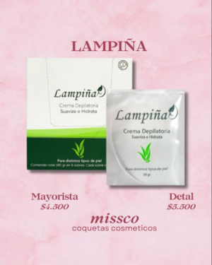 Crema Depilatoria Corporal Lampiña Sobre 30g – Depilación Sin Dolor