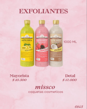Crema Corporal Exfoliante Care&Style 1000mL – Formato Litro Variedades