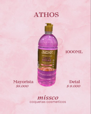 CORPORAL (22) Agua de Rosas Athos Tónico 1000mL – Formato Industrial 1 Litro