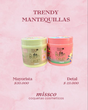 CORPORAL (23) Mantequilla Corporal Butter Cream Trendy – Variedades Naranja y Sandía