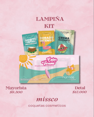 Kit Decolorante de Vellos Lampiña Numae Color de Verano