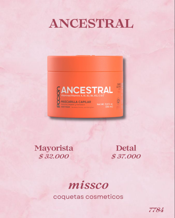 Mascarilla Capilar Ancestral La Poción 350mL – Multivitamínica y Reparación