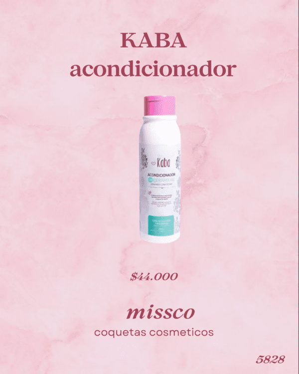 miscco cabello (21) Acondicionador con Ceramidas Kaba 500mL – Reparación, Brillo y Suavidad