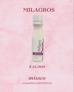 Acondicionador Antifrizz Milagros 450mL – Hidratación y Control de Volumen