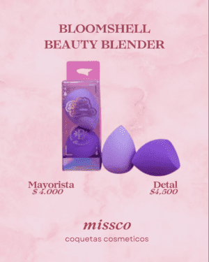 miscco maquillaje (8) Esponja de Maquillaje Biselada Bloomshell – Difuminado de Alta Definición