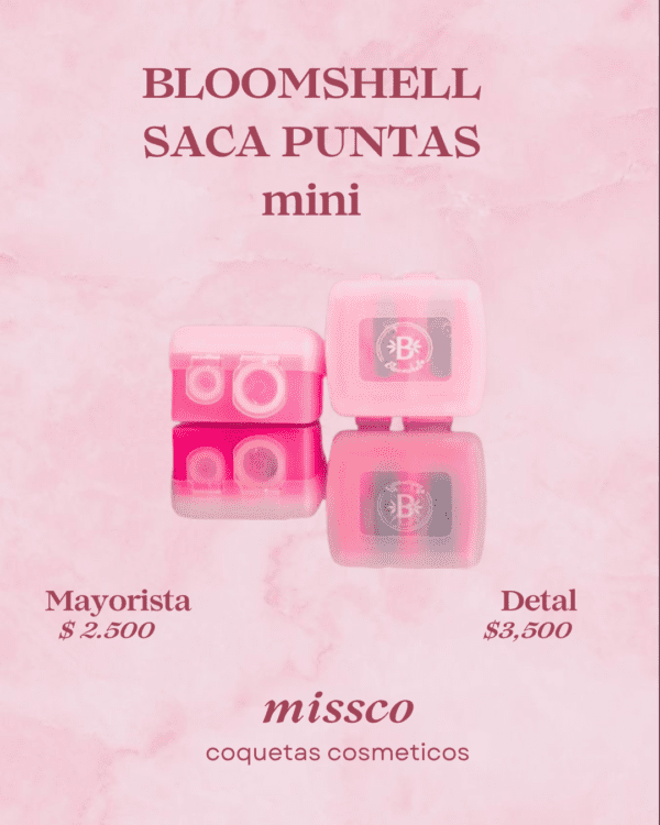 Sacapuntas Mini Bloomshell Doble Servicio – Precisión para Delineadores