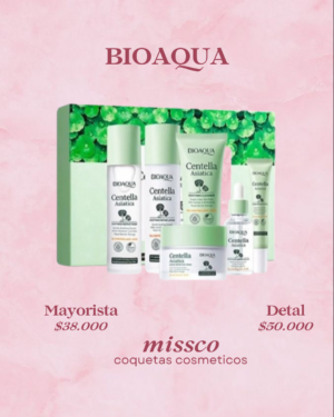 Kit de Skincare Bioaqua Centella Asiática 6 Piezas Calmante y Reparador