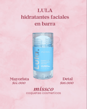 Hidratante Facial en Barra Lula Stick 38g – Con Cafeína y Ácido Hialurónico